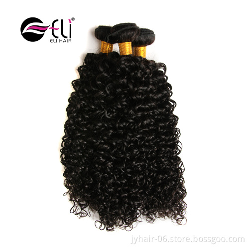 ELI Hair Hot Sale Indian Original Human Hair, Curling Sponge Hair Extension,Hair accessories manufacturers china